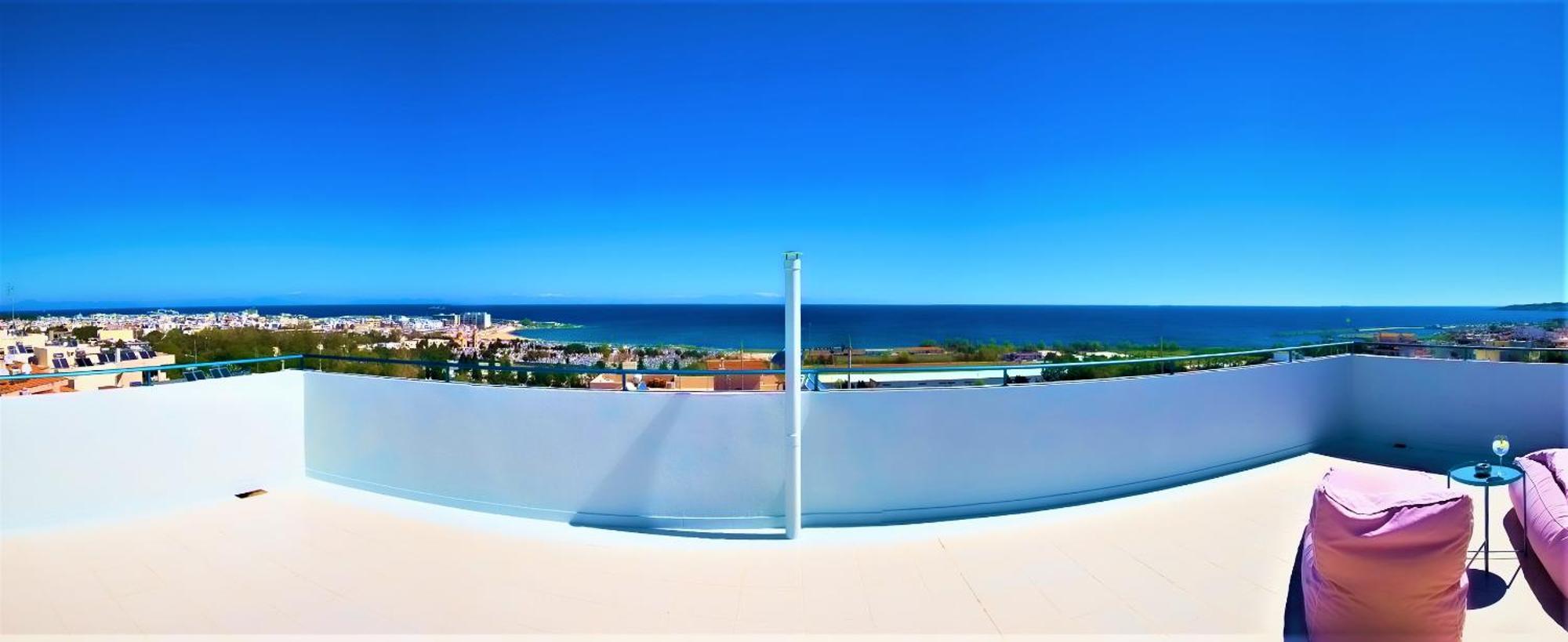 Groovy & Cozy Apt With Private Seaview Rooftop Terrace Rhodes City Exteriör bild