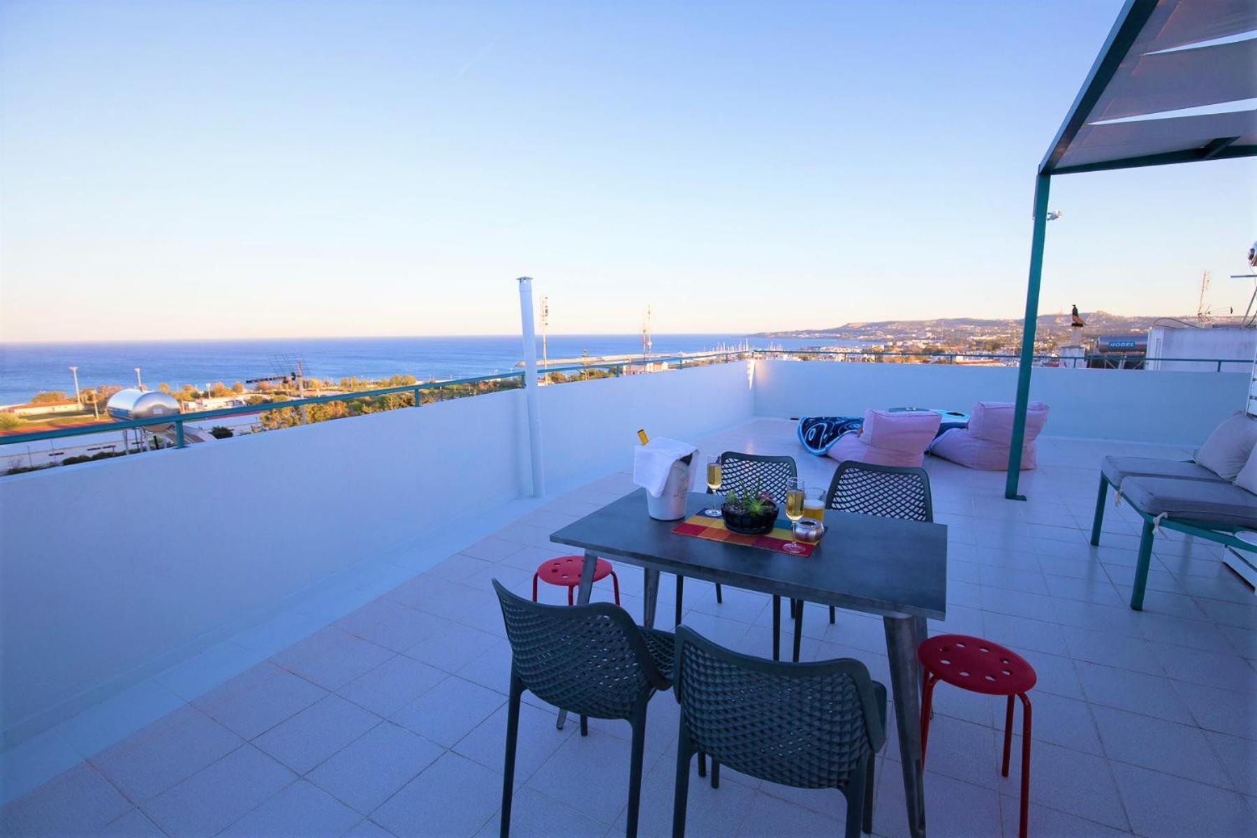 Groovy & Cozy Apt With Private Seaview Rooftop Terrace Rhodes City Exteriör bild