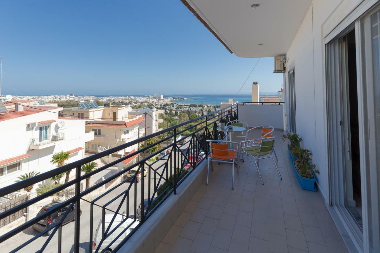 Groovy & Cozy Apt With Private Seaview Rooftop Terrace Rhodes City Exteriör bild