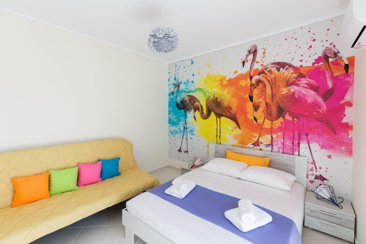Groovy & Cozy Apt With Private Seaview Rooftop Terrace Rhodes City Exteriör bild